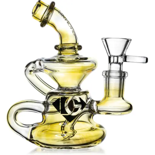 [DG00223] Diamond Glass 5" RIG-RECYCLER - DGR530 Silver