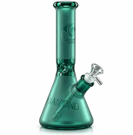 [DG00292] Diamond Glass 10" SANDBLASTED - DGW1076 Teal