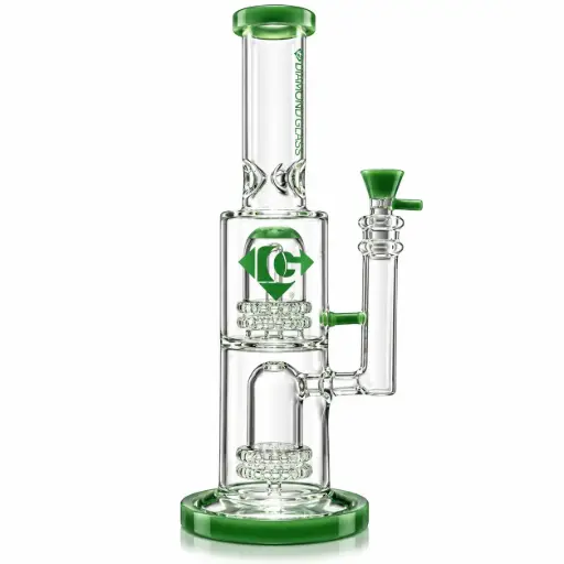 [DG00351] Diamond Glass STEMLESS W/DOME SHOWERHEAD PERCS - DGW981 Jade