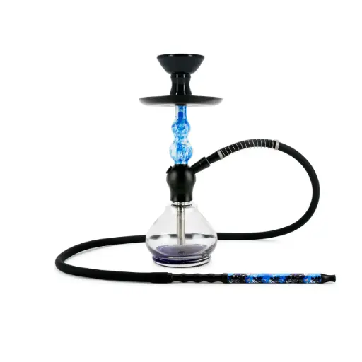 [AM050728] 17" Eclipse, Blue, 1 Hose, B.Y.O. Hookahs Color Box