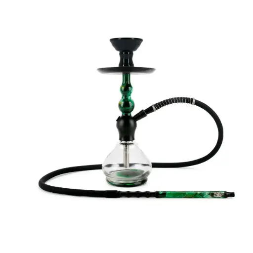 [AM050729] 17" Eclipse, Green, 1 Hose, B.Y.O. Hookahs Color Box