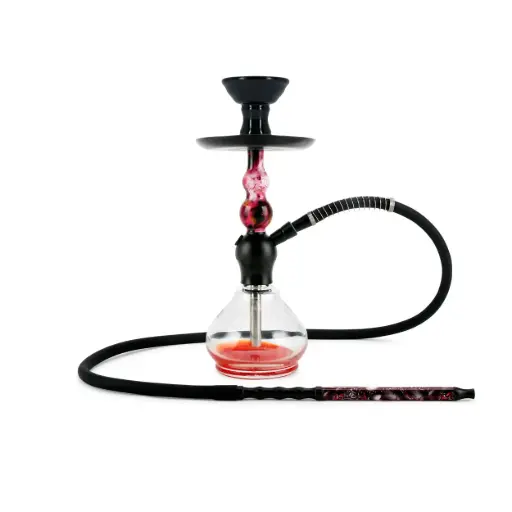 [AM050731] 17" Eclipse, Red, 1 Hose, B.Y.O. Hookahs Color Box