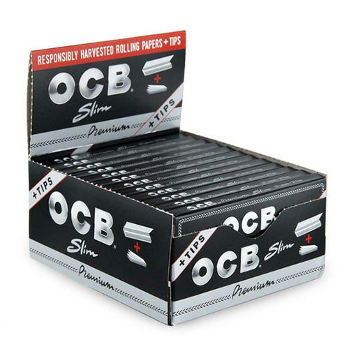 [AM020964] OCB Papers+Tip Premium Slim Size 24ct