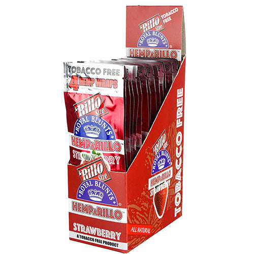 [AM022364] HEMPARILLO Wraps Strawberry 15ct