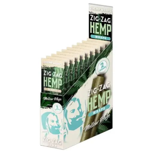 [AM022874] ZIG ZAG Hemp Wraps Mellow Haze 2-Pack 25ct