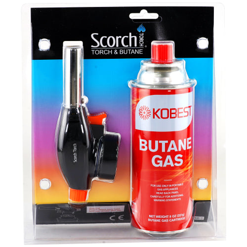 [AM023368] Scorch Torch Lighter Kobest Large Universal Multi Purpose Top w/gas In Blister Pack 8.0 oz (61346-1)