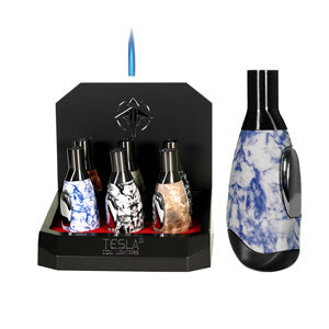[AM023440] Tesla Lighter Coil Lighter (Marble/Stone) 4.5" (61312-T)