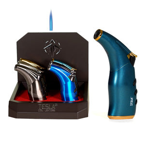 [AM023441] Tesla Lighter Coil Lighter 45 deg Smooth Press Easy Grip 4.5" (61609-T)