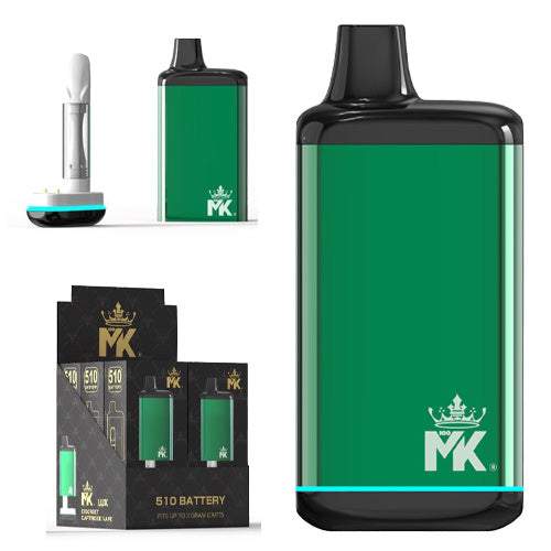 [AM025540] MK Glass Battery LUX 510 (hold up to 2 Grams) Green