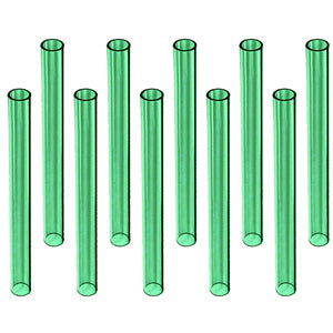 [AM025614] O.B. Glass Tube 4.0" Green
