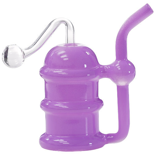 [AM025782] O.B. Water Pipe 3Ring 2149a 5.0" Milky Purple