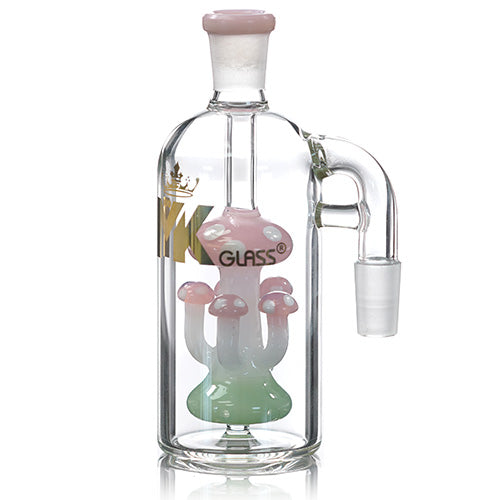 [AM025941] MK Glass Ash Catcher Mushroom 6289 14mm Pink
