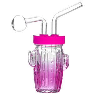 [AM026007] O.B. Water Pipe Cactus 2103a 7.5" Pink