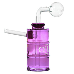[AM026137] O.B. Water Pipe Oil Barrel 1531a 6.0" Purple